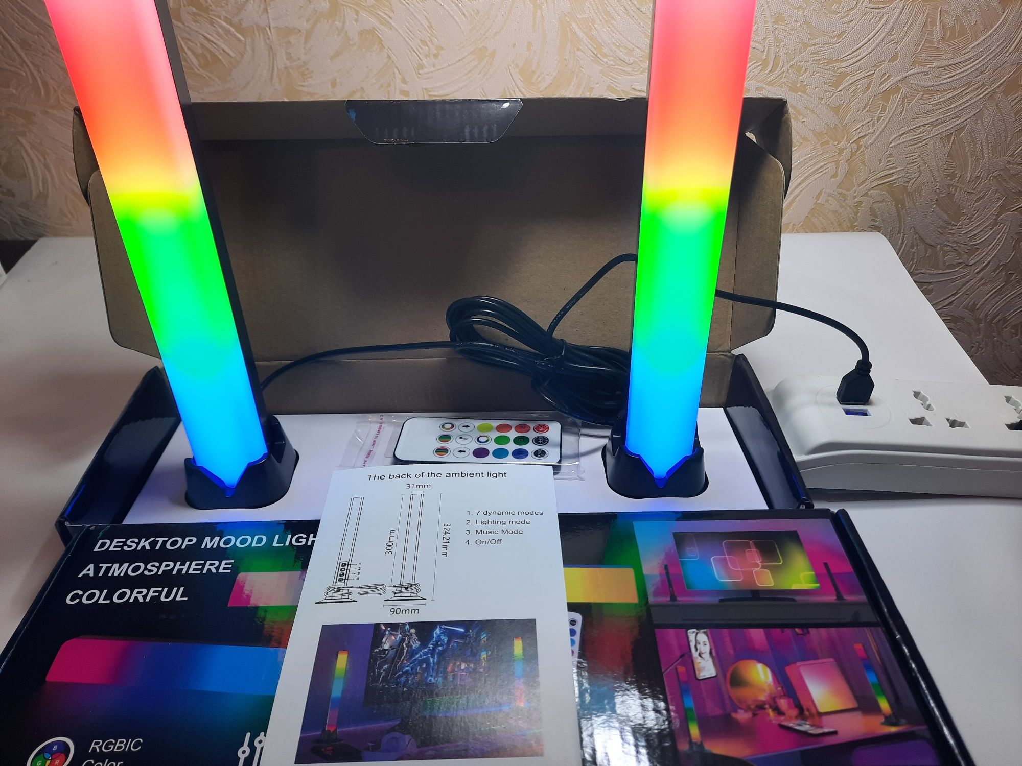 Светильник USB, подсветка для пк, RGB, light-bar!