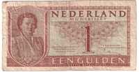 Holandia, banknot 1 gulden 1945 - st. 4/5
