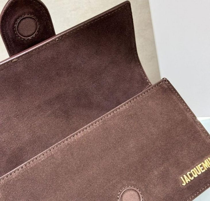 Остання шоколадна! Новинка, сумочка Jacquemus під замш в 3 кольорах