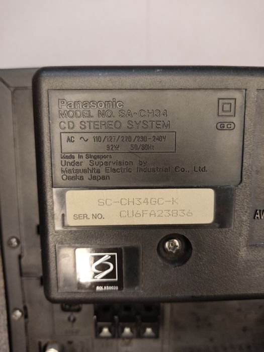 Panasonic SA-CH34