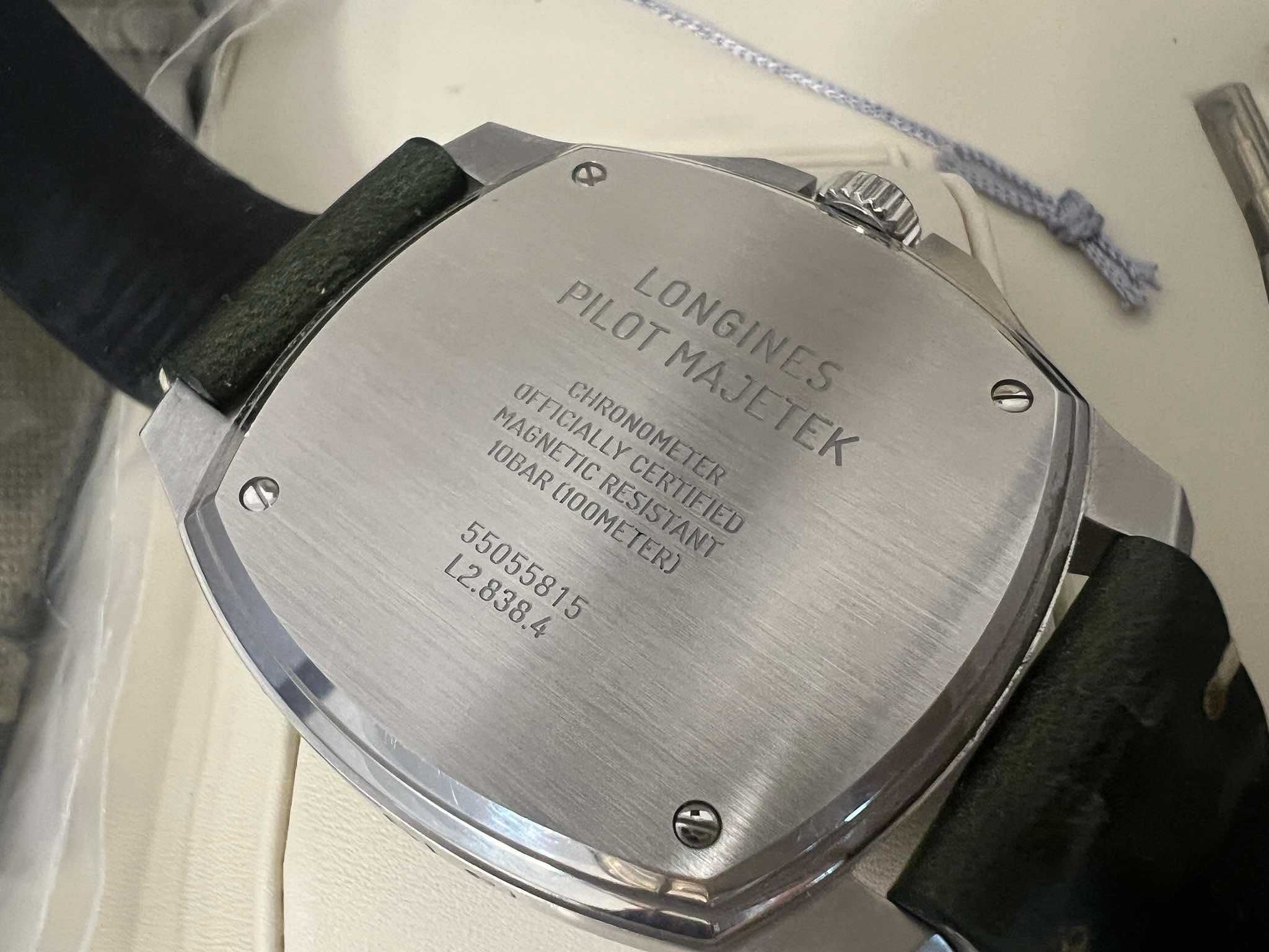 Longines Pilot Majetek Chronometer - full set, piękny