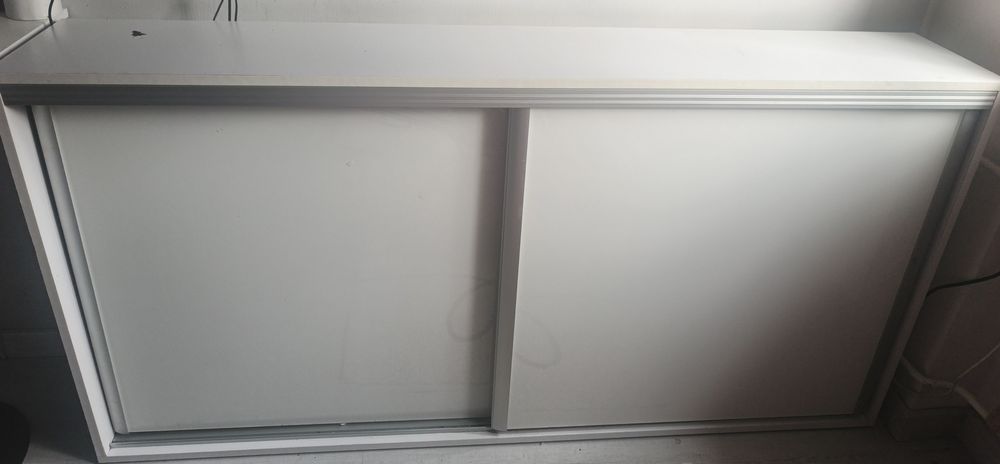 Komoda biała duża rozsuwana