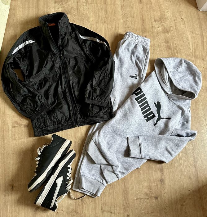 Спортивний костюм на флісі puma , теплий костюм на хлопчика , 10-12р
