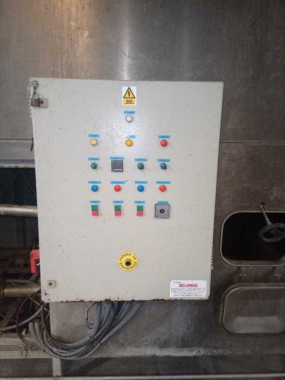 Túnel de lavagem para caixas plástico ou outras