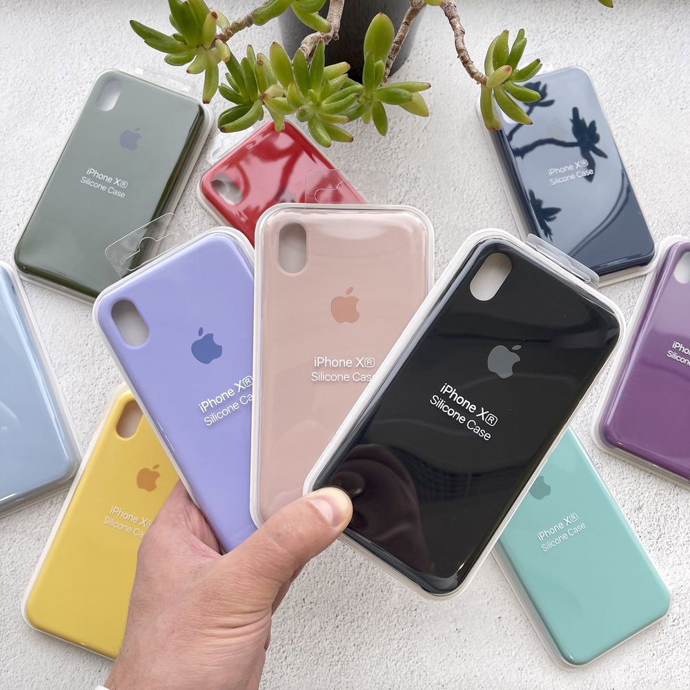 Чехол Silicone case для iPhone XR | на айфон Хр (Арт Х)