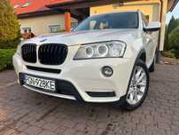 BMW X3 F25 184KM 4x4 Automat Ksenon LED Biała Zarejestrowana! Bez wkładu!