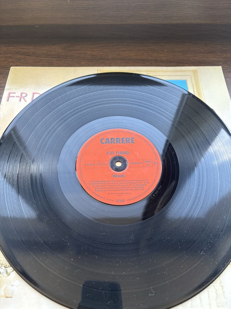 Платівка, F.R. David - Words - 1982, стан