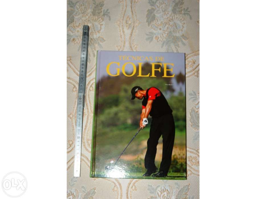 Novo a estrear. livro de capa dura “técnicas de golfe” (tamanho a4)