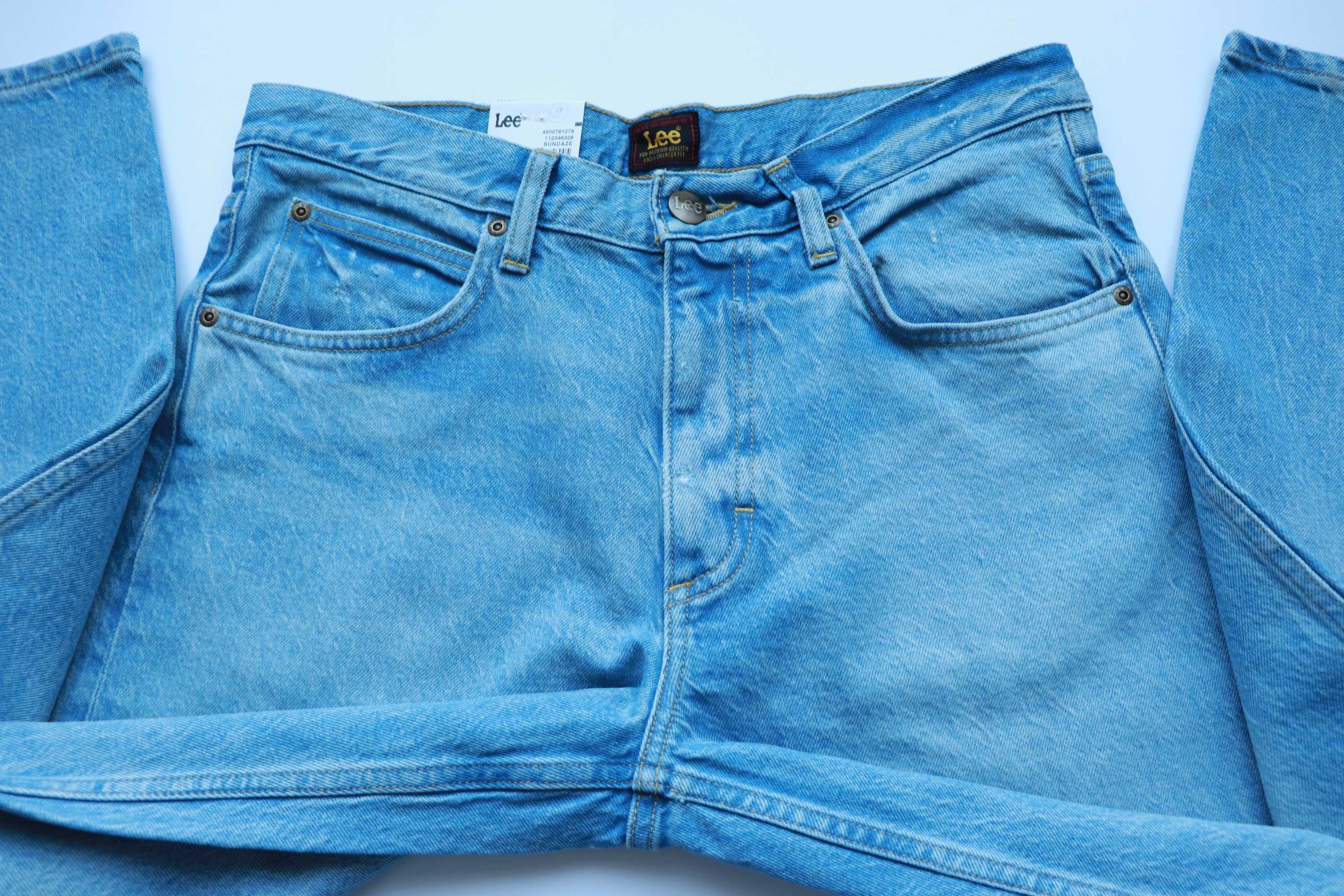 LEE OSCAR W32 L32 męskie spodnie jeansy relaxed tapered nowe okazja