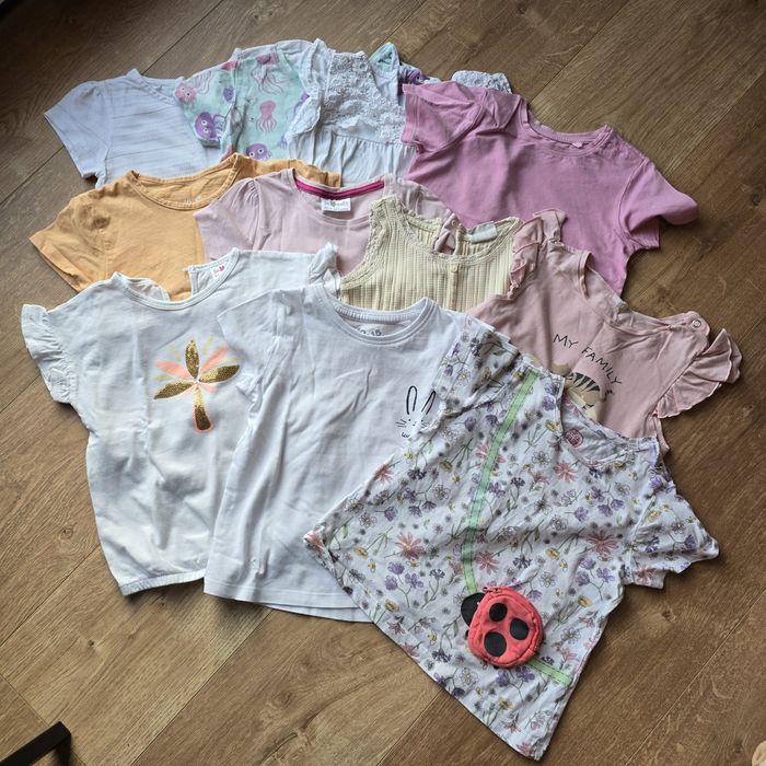 Wielka paczka ubranek dla dziewczynki r.92