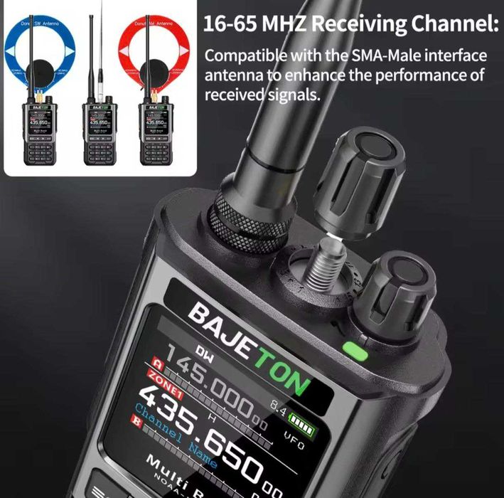 BJ-8300 UHF-VHF 10 Вт FM SW MW LW AM SSB CB Радіостанція Bluetooth New