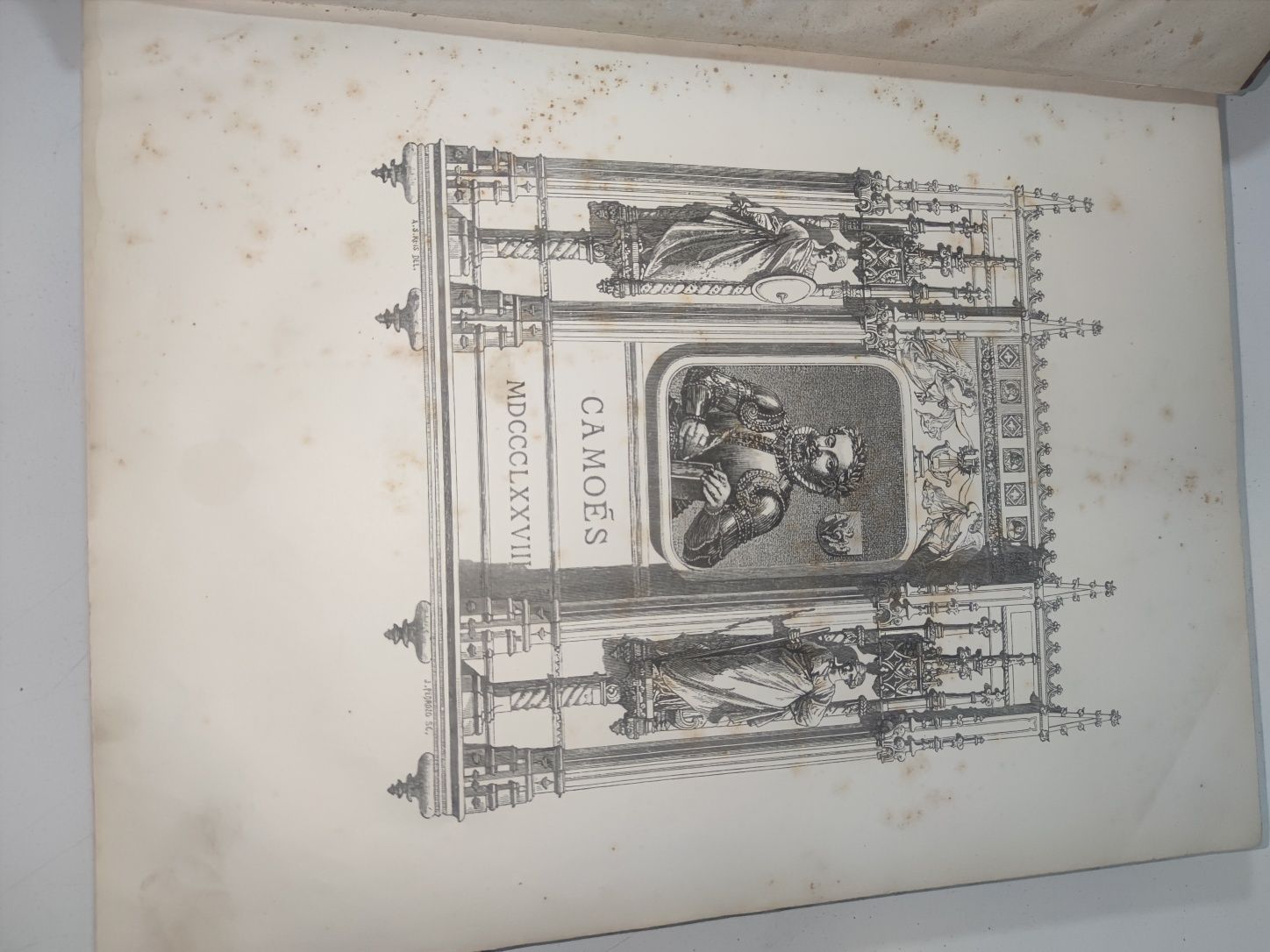 Livro - Luis de Camões - Os Lusiadas data 1878 RARO