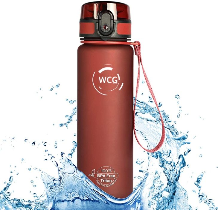 Спортивная Бутылка для воды WCG Red 0.5 л