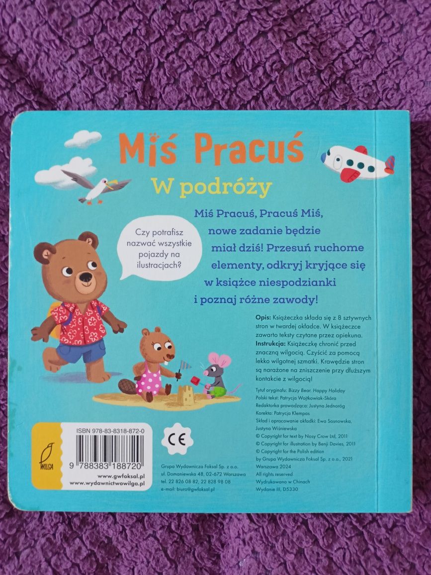 Miś Pracuś w podróży