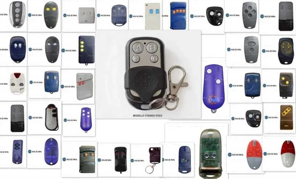 Comando Universal de Garagem  433MHZ