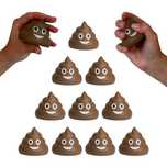 Gniotek Kupa Poop Emoji z Pianki 10 szt