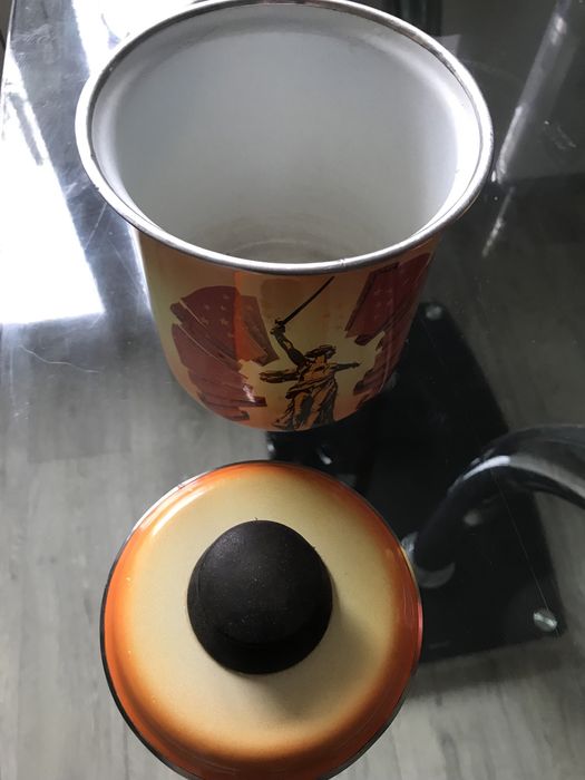 Кружка эмалированная СССР. 1 литр.