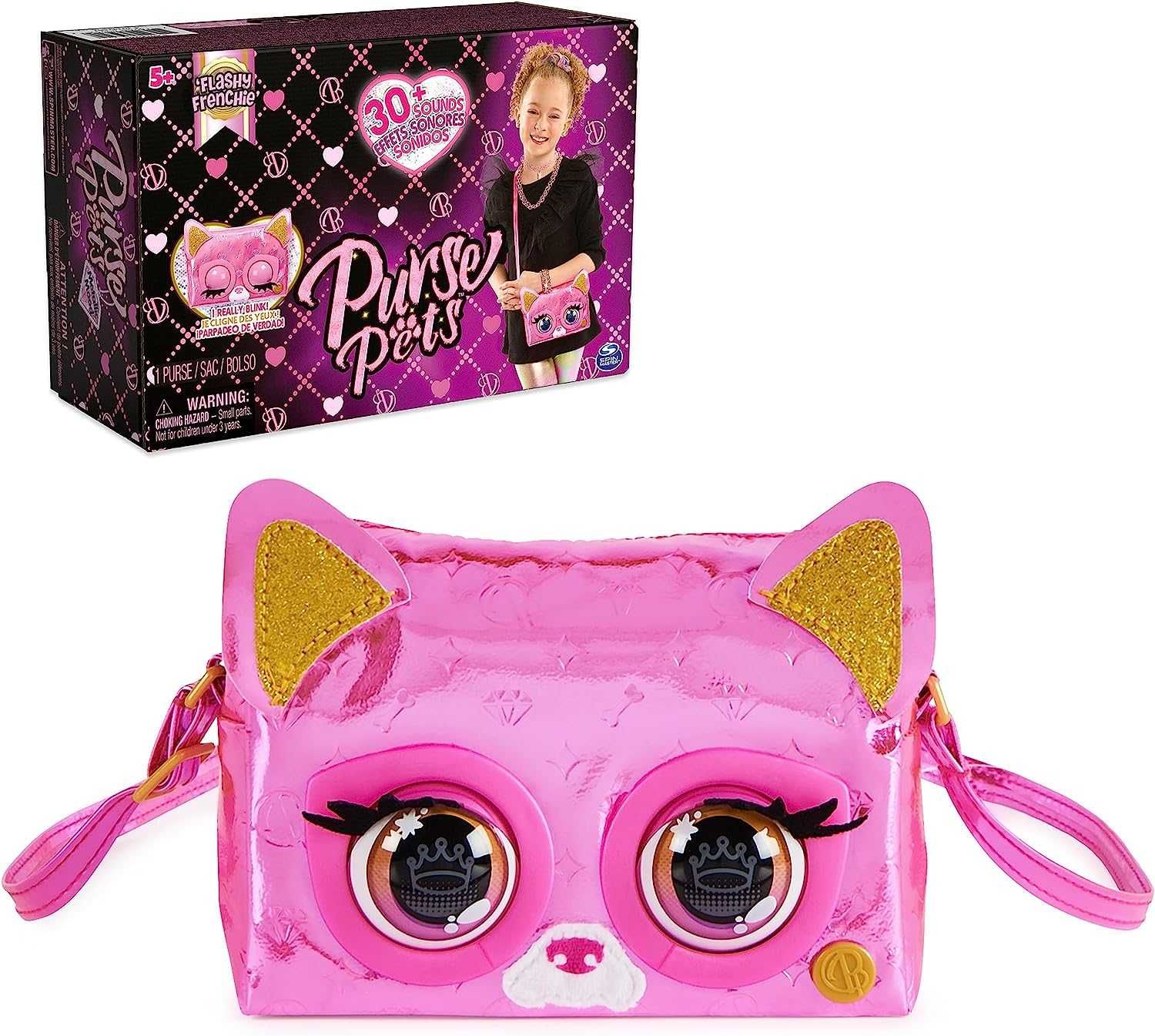 Purse Pets, Metallic Mood Flashy Frenchie Інтерактивна сумочка