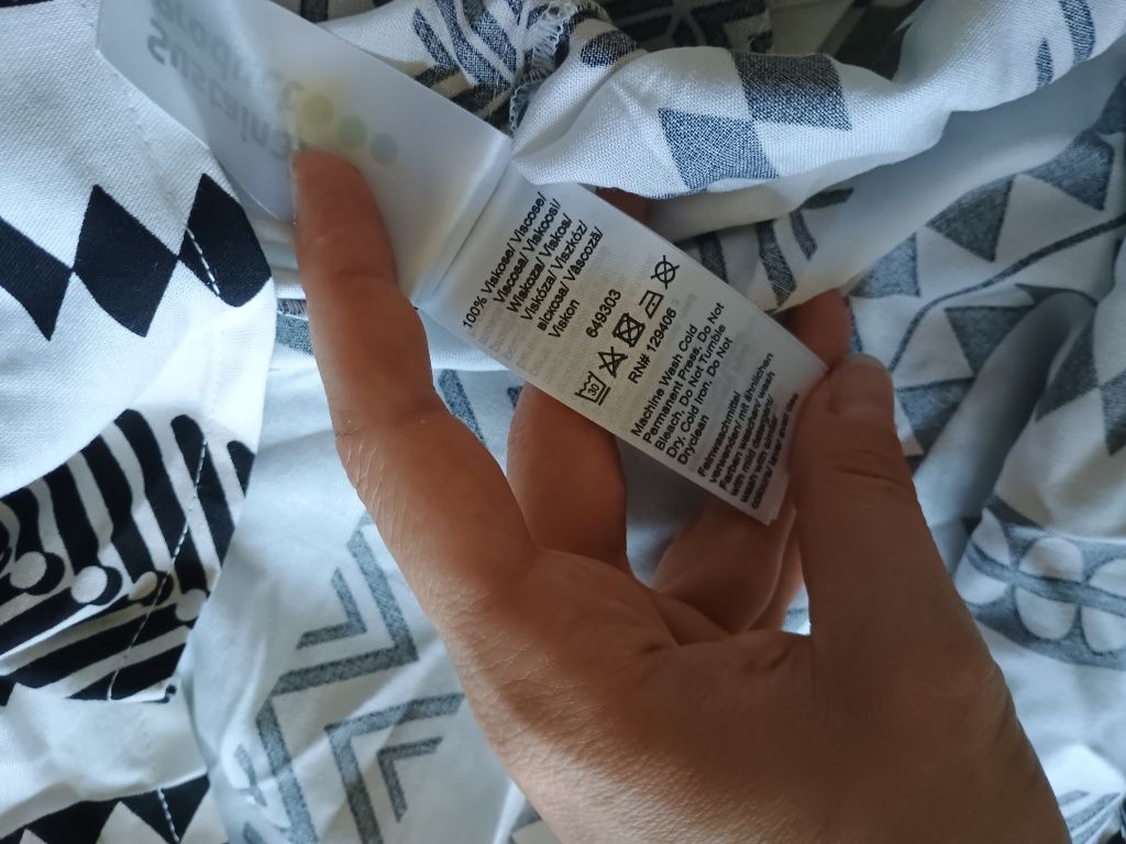 Letnia sukienka z wiskozy boho Rainbow