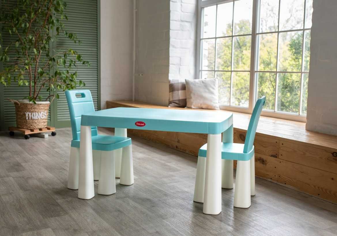 Столик и 1 стульчик Стол пластиковые долони мебель Новый набор Doloni