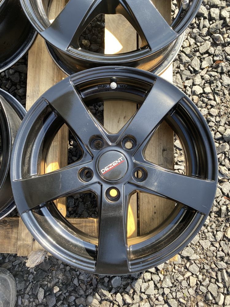 Felgi DEZENT RE DARK 15” 6jx15h2 et48 5x112 czujnik vw audi wysyłam