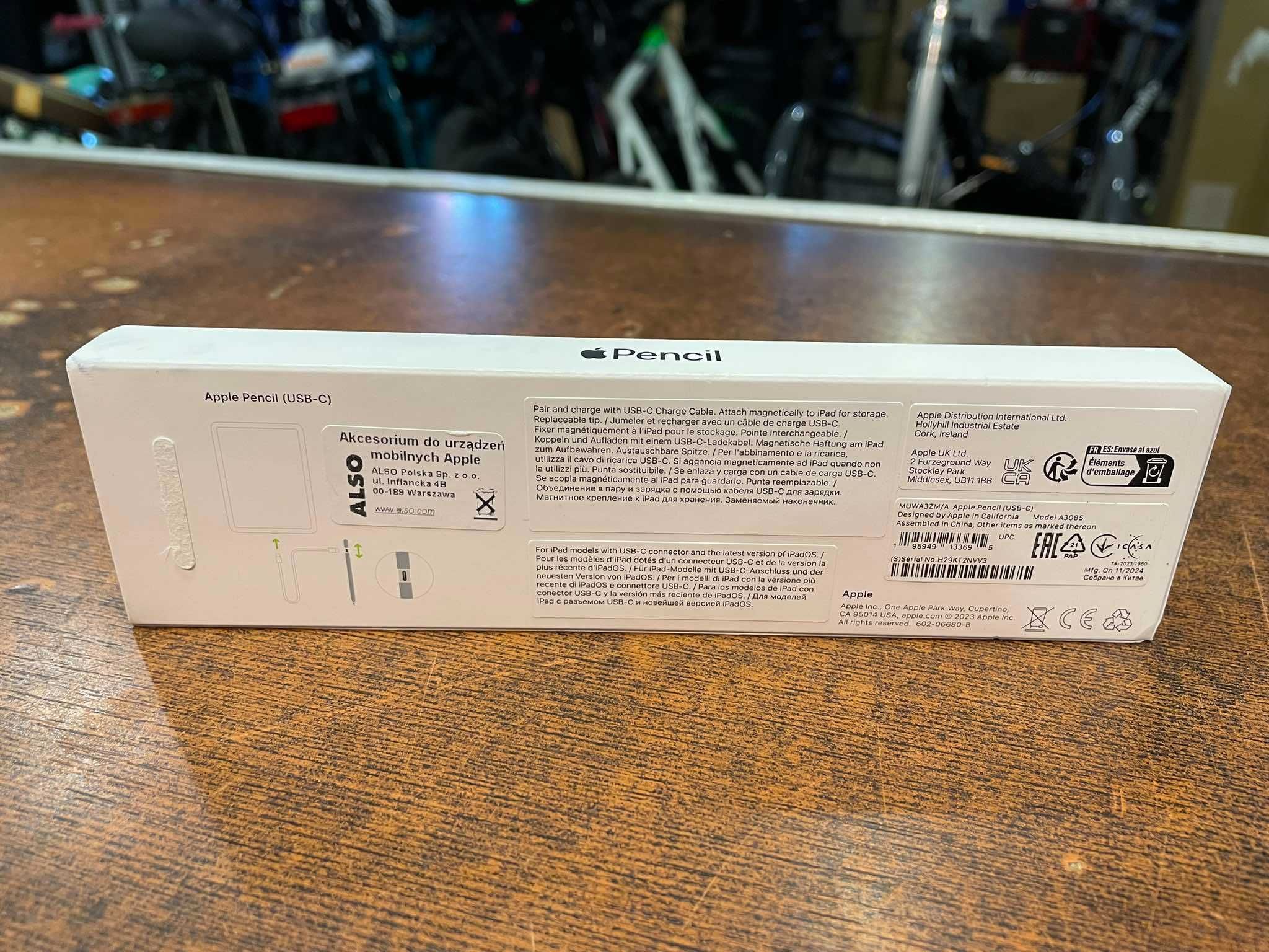 Rysik Apple Pencil (USB-C) MUWA3ZM/A Biały