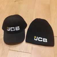 Zestaw 2 czapki Jcb nowe