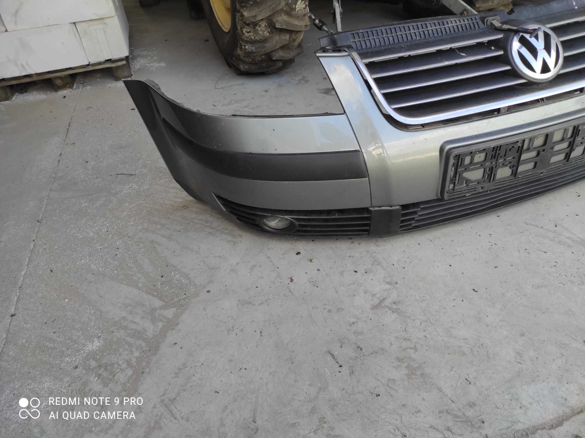 VW Passat B5 fl LD7W zderzak przedni lampy oryginał kompletny