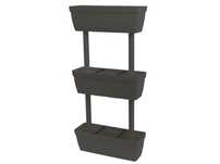 Pack de 3 vasos retangulares