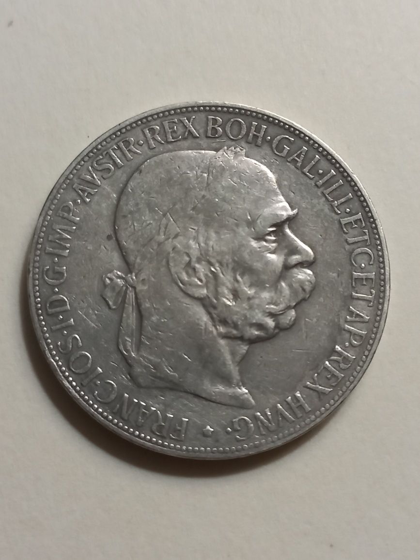 Austro-Węgry- 5 koron, 1900 r., srebro