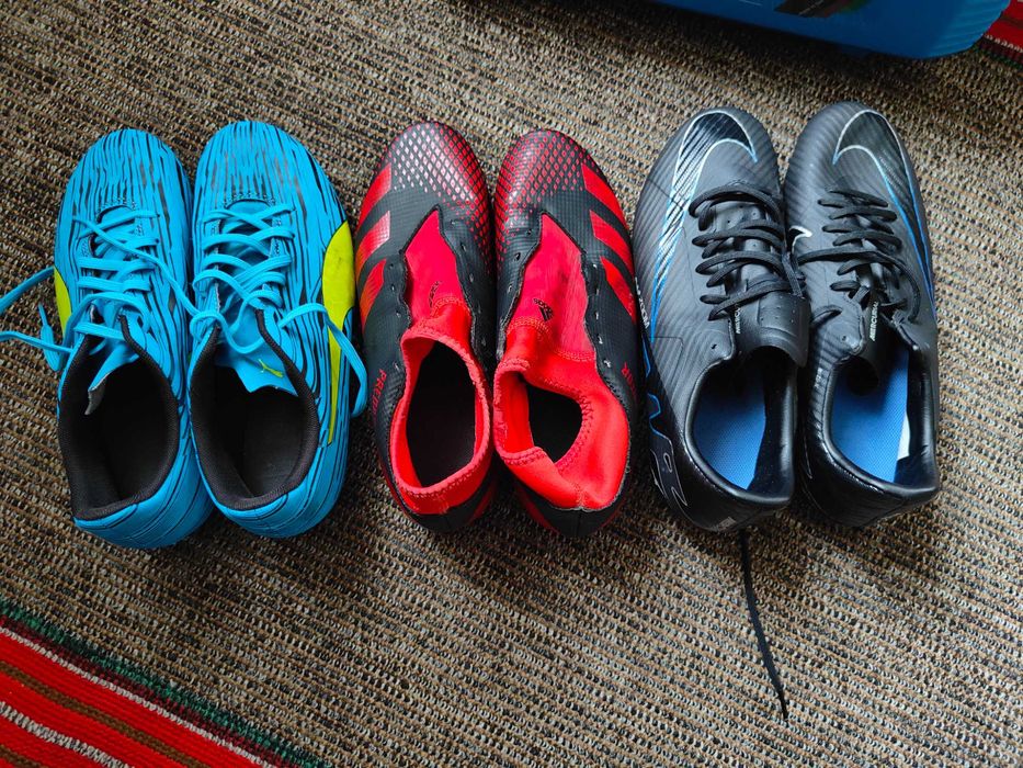 Бутси Nike Mercurial, Adidas Predator, Puma