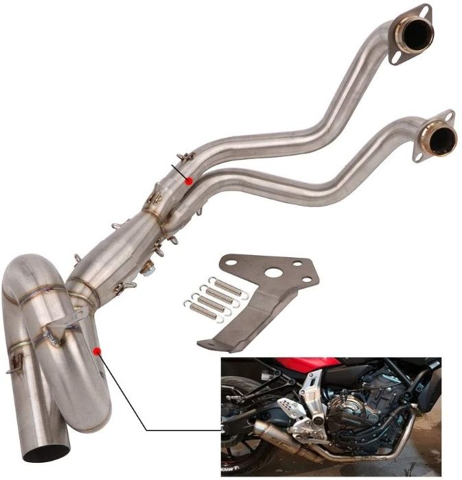 Wydech Tłumik Sportowy Yamaha MT07 XSR 700 Tracer Komplet Akrapovic SC