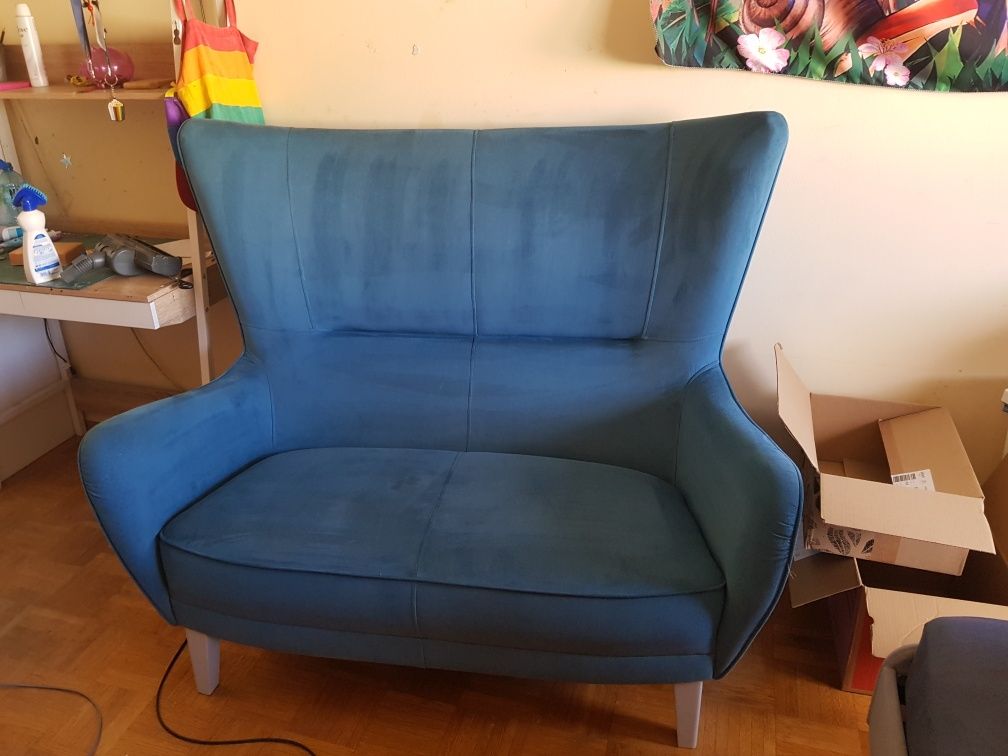 Sofa dwuosobowa  nierozkladana
