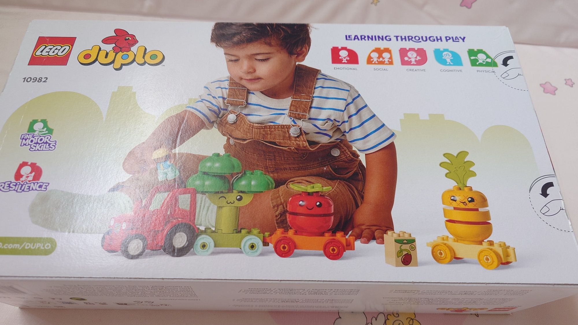 Lego Duplo traktor pociąg z warzywami 10982