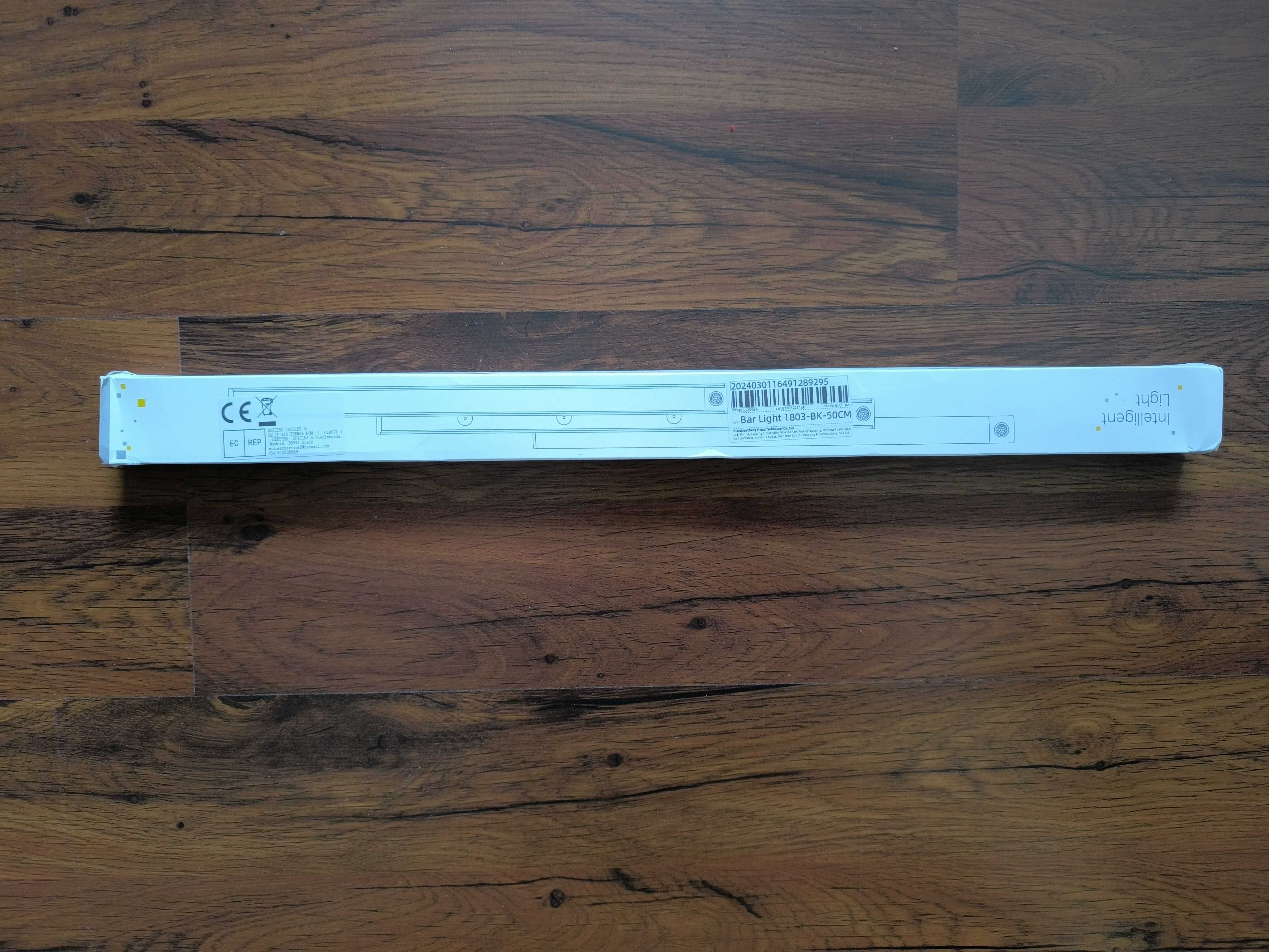 Lampa, listwa oświetleniowa LED, czujnik ruchu, akku,  50 cm