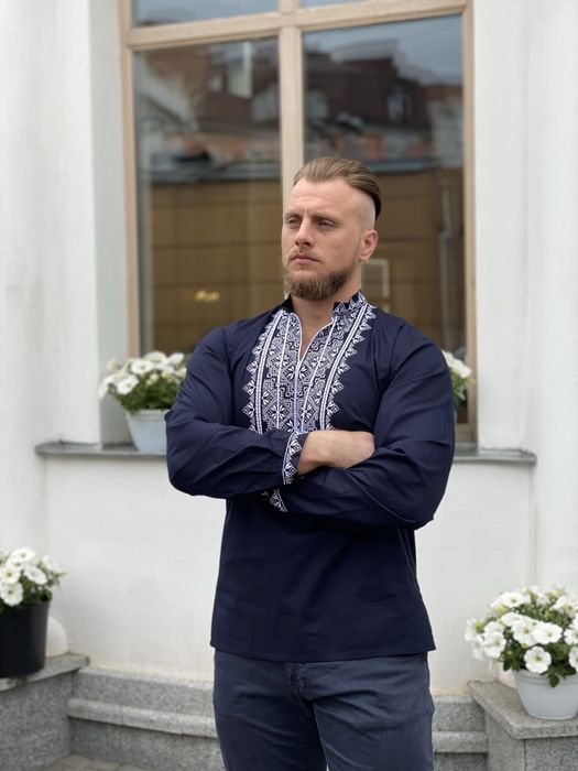Вишиванка чоловіча льон 100 % котон