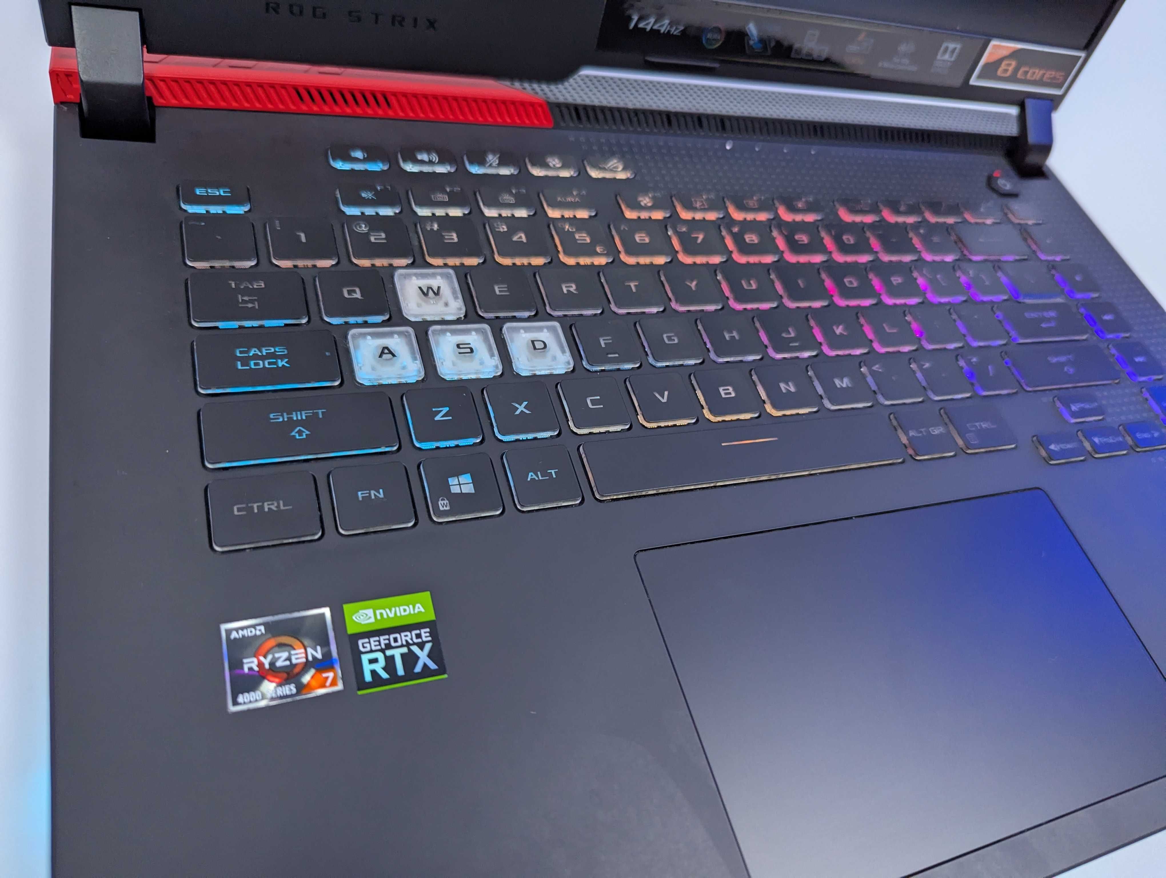 LAPTOP GAMINGOWY Asus ROG Strix RTX 3050 Ryzen 7 4800H 144hz