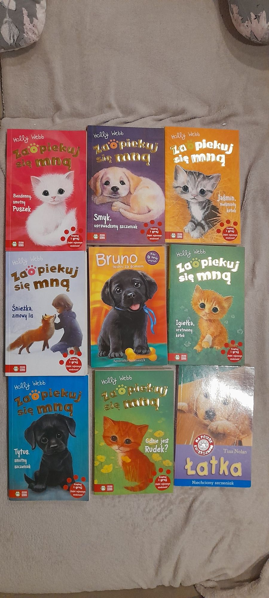 Zaopiekuj się mną holly Webb 9 książek + gratis