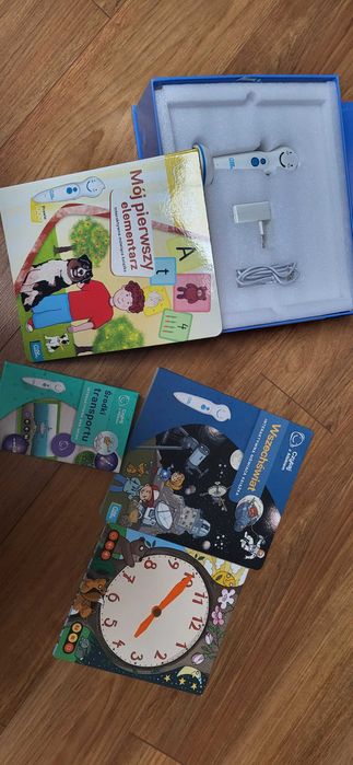 Zestaw Albik - Mój pierwszy elementarz z albikiem + środki transportu