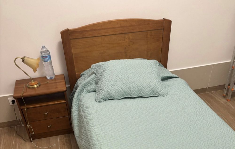 Cama solteiro 195x95 madeira maciça