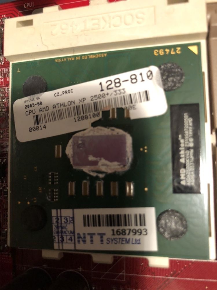 Płyta główna MSI MS-6570 FSB 400 + AMD Athlon XP 2500+ z chłodzeniem