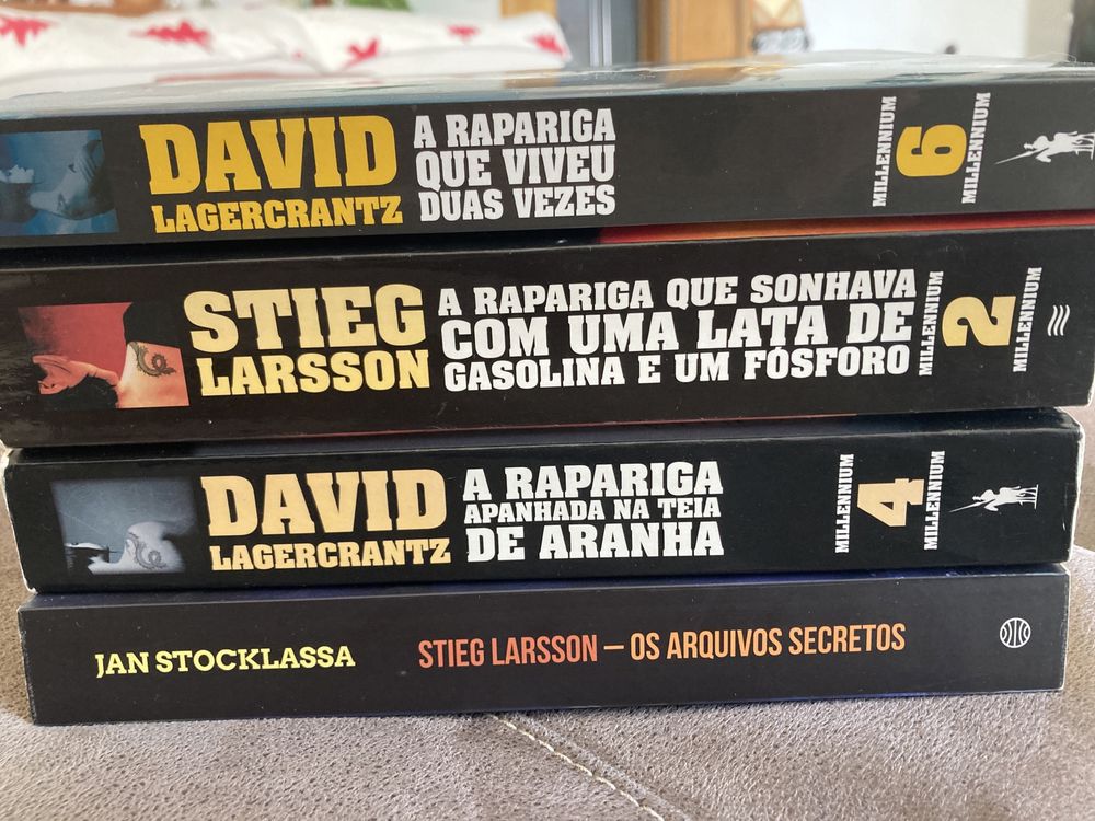 Livros Stieg Larsson