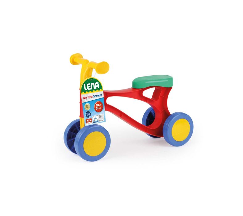 Lena Kolorowy Rowerek Biegowy 07165 Czerwony Jeździk Lekki *NOWE*