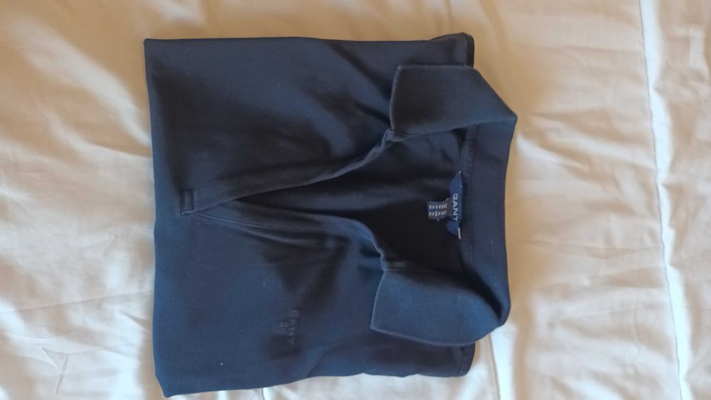 Polo azul escuro da Gant