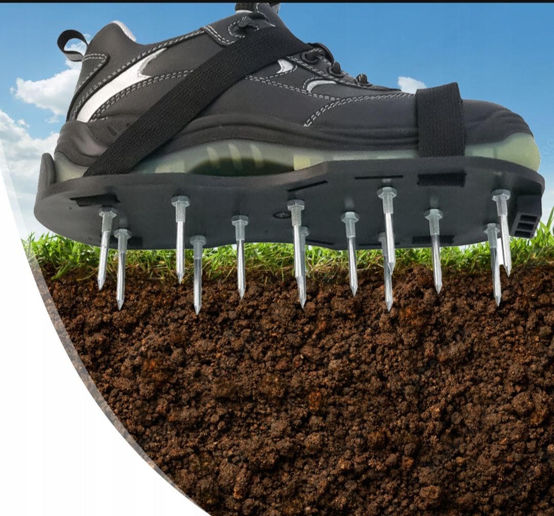 Aerator wertykulator na buty z kolcami