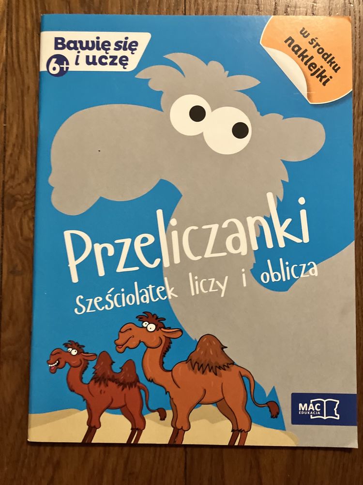 Przeliczanki sześciolatek liczy i oblicza zeszyt ćeiczeń Mac 6+