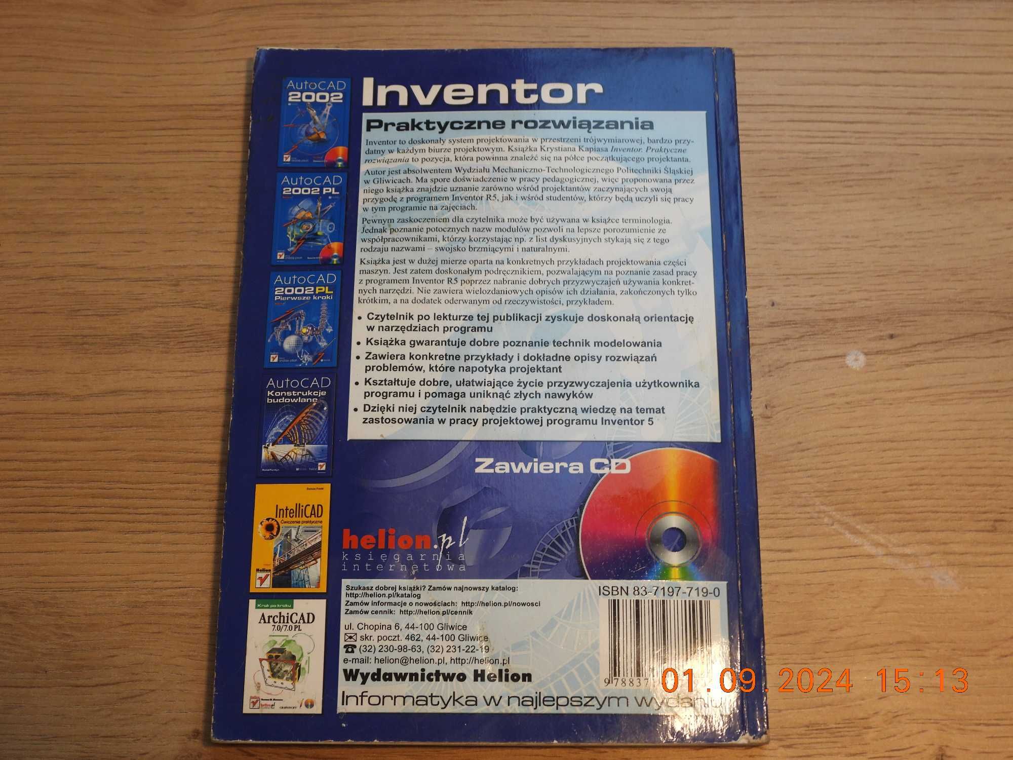 Inventor - praktyczne rozwiązania. Krystian Kapias