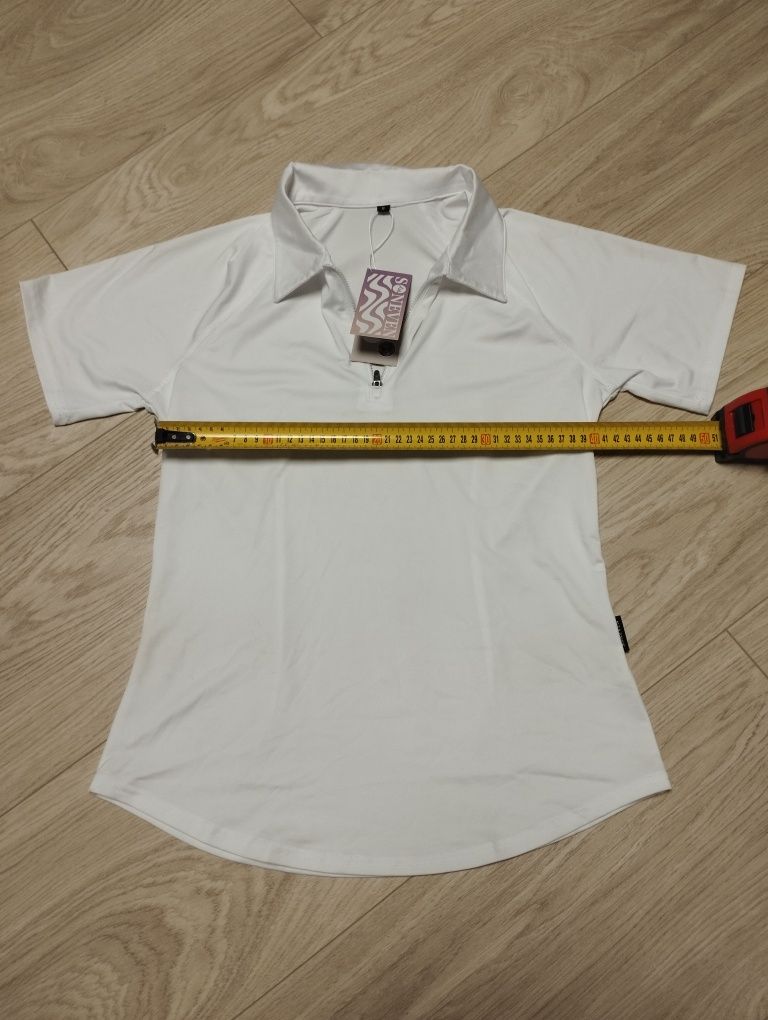 Bluzka biała tenis-golf S