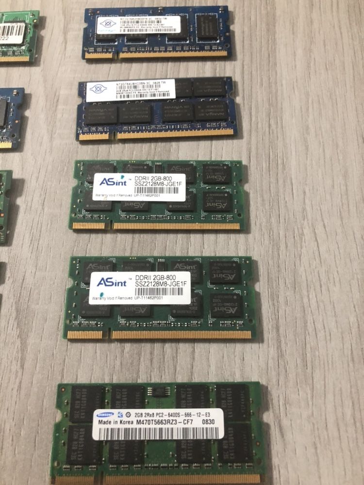 Memória RAM DDR2 500mb 1gb 2gb