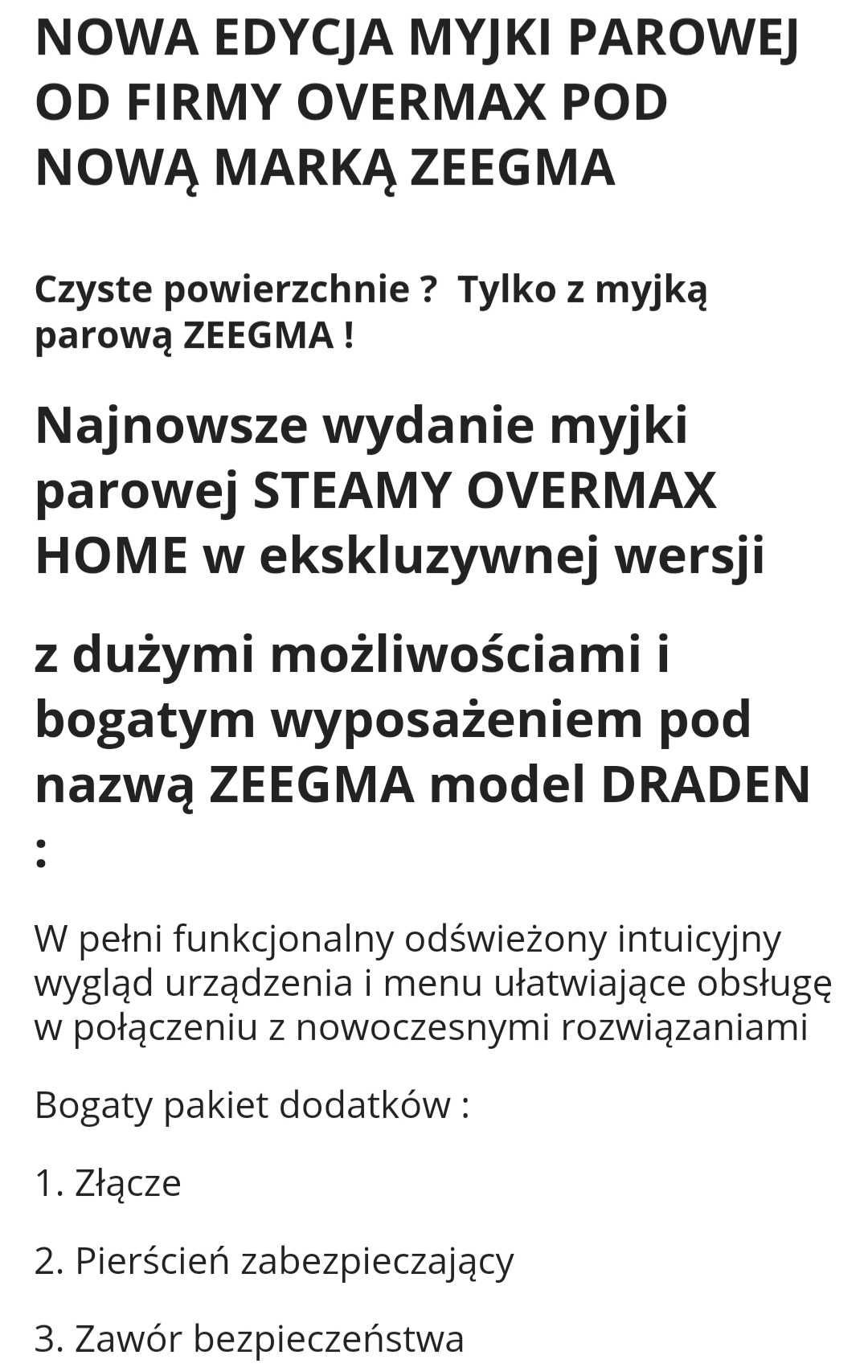 Myjka parowa. Ciśnieniowa.